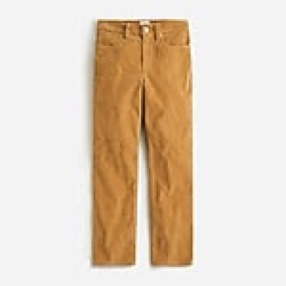 JCrew vintage straight pant cord cappuccino tan 29P
